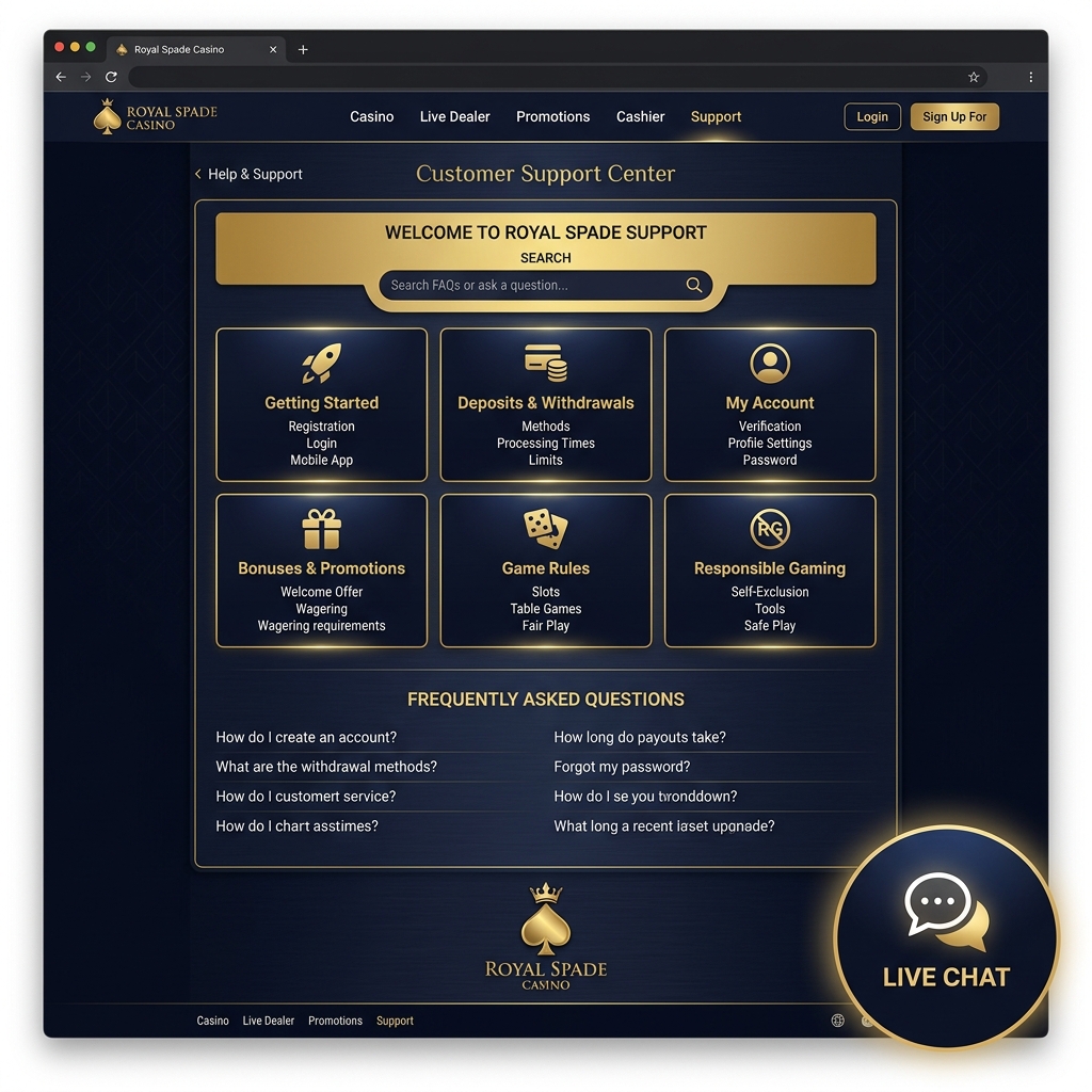 Interface de ajuda e suporte nos tipos de jogos